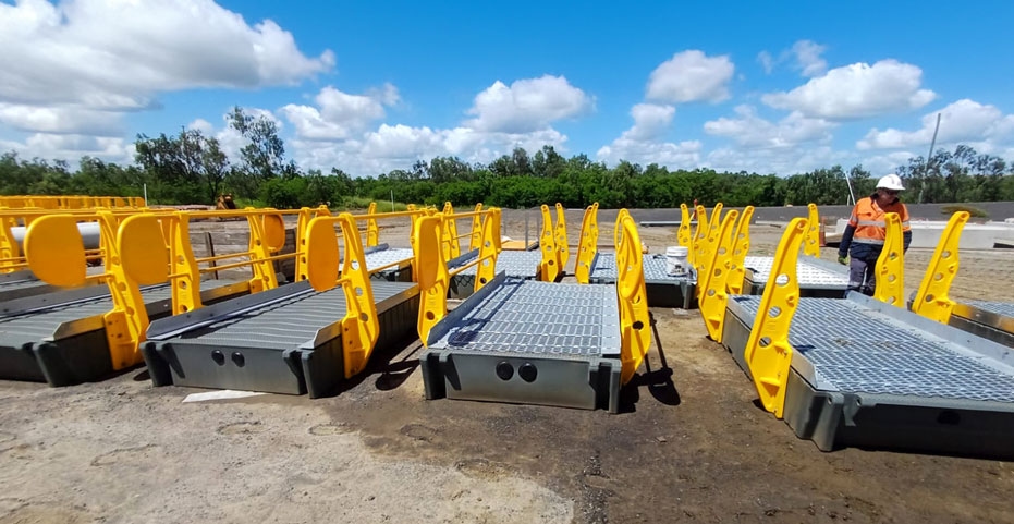 Agricultural field at sunset