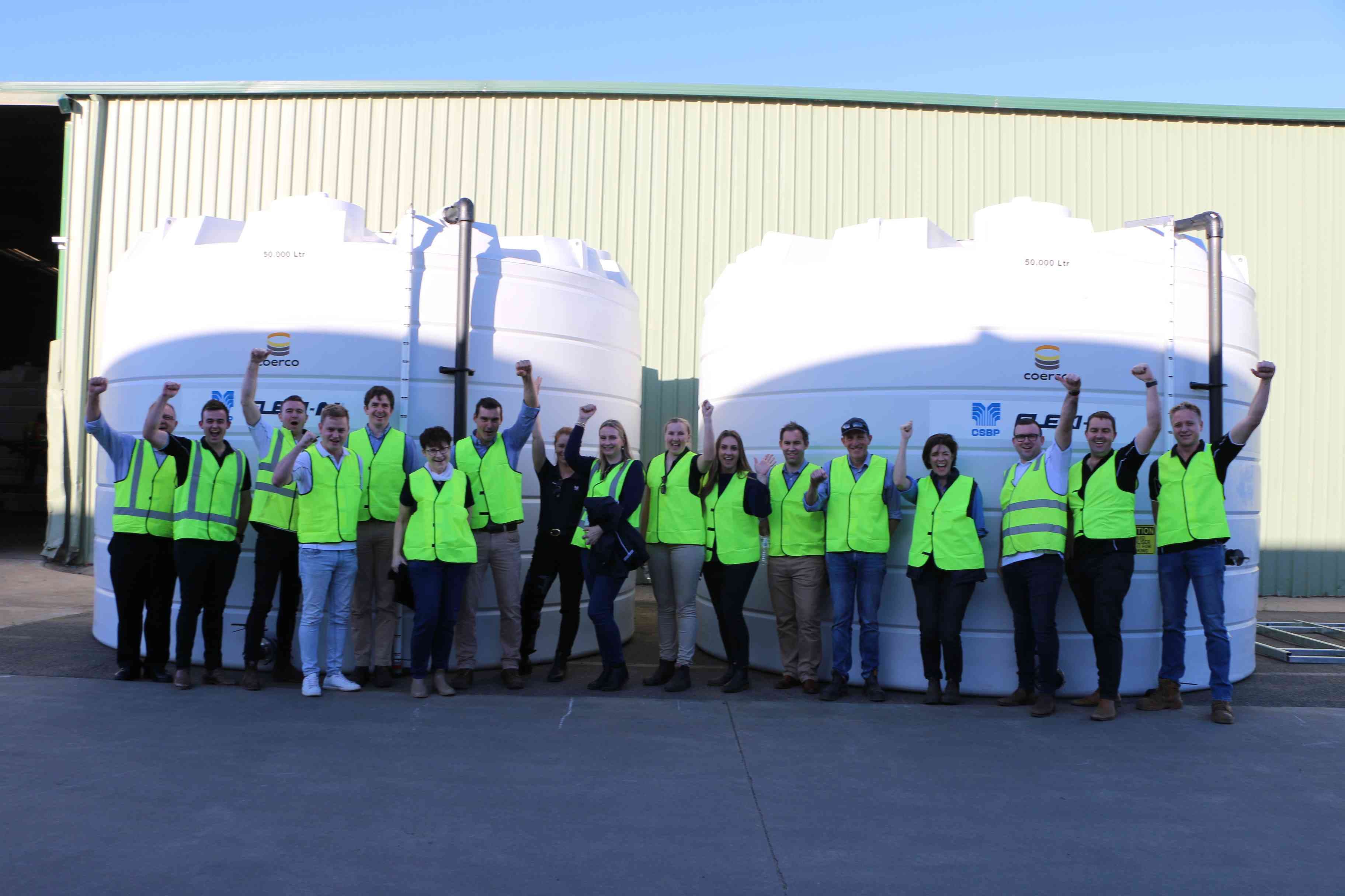 CSBP Leadership Team Visits Coerco Dalwallinu Facility