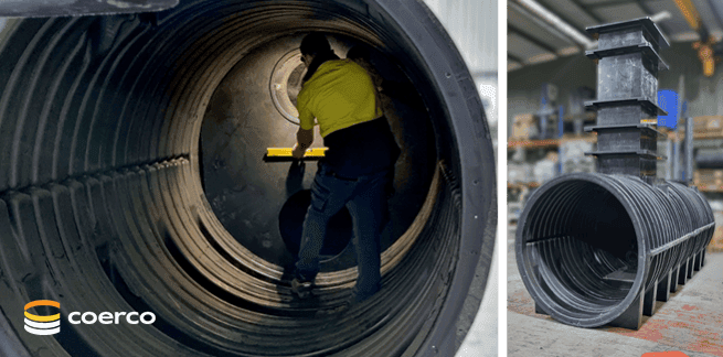 image of Custom HDPE Underground Tank Engineered for Hypersaline Water