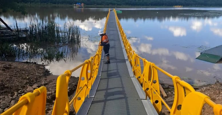 BMA Saraji Mine - Floating Walkway & Tethering System