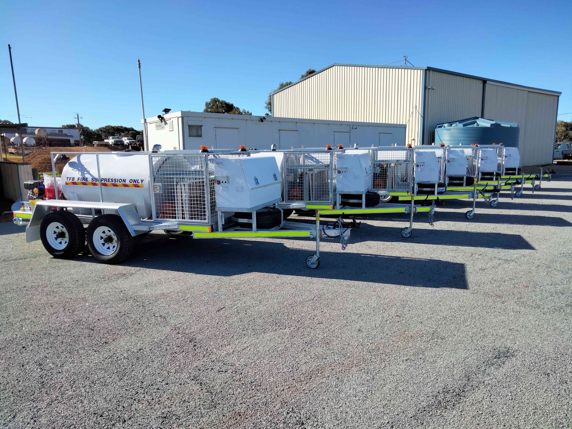 image of 15 x 1500L Fire Suppression Trailers