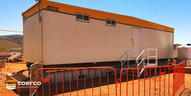Agricultural field at sunset