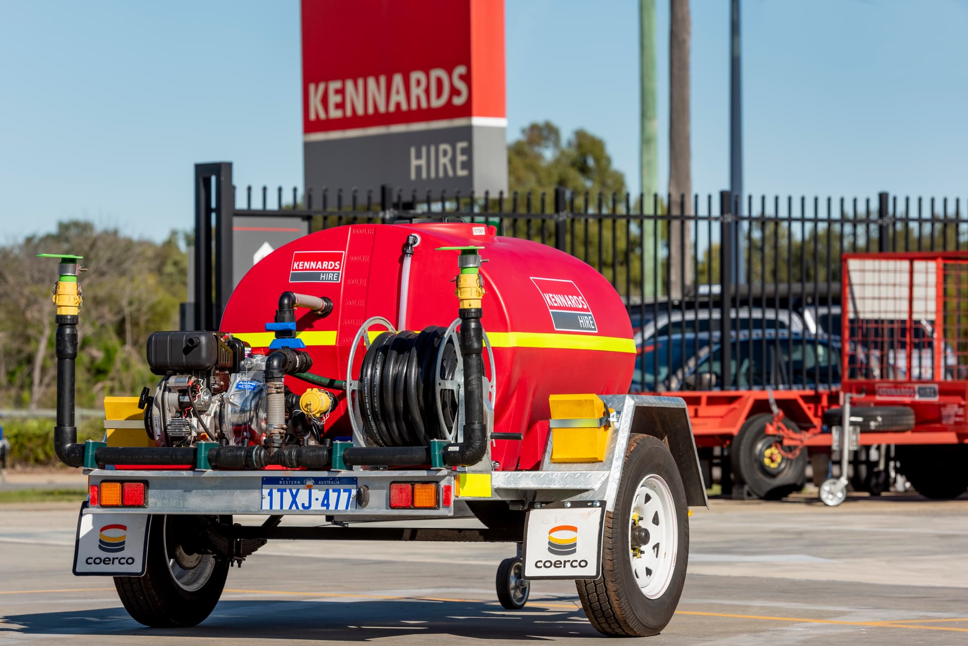 Agricultural field at sunset