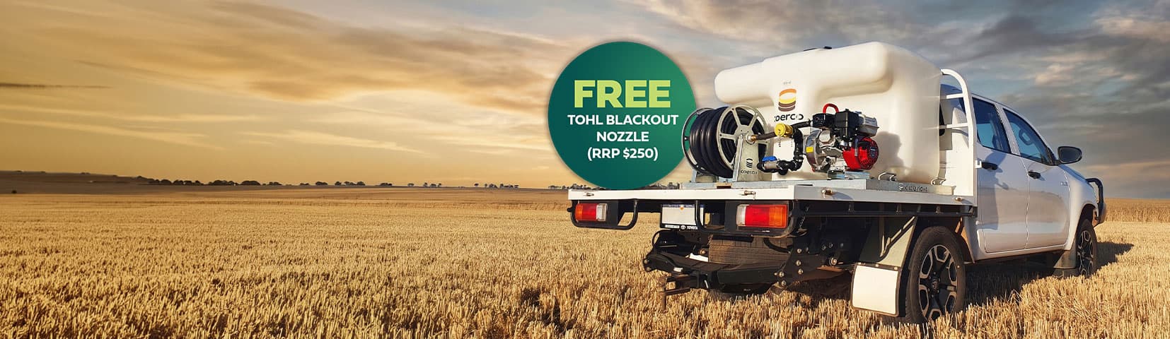 Free Tohl Blackout Nozzle with Selected Coerco Fire Fighting Units