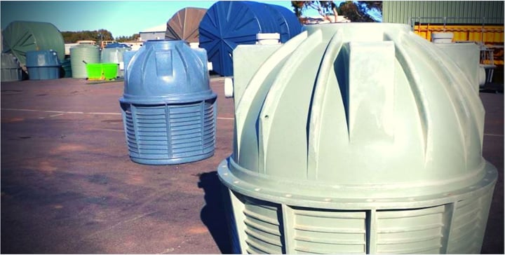 2 of Coercos poly septic tanks