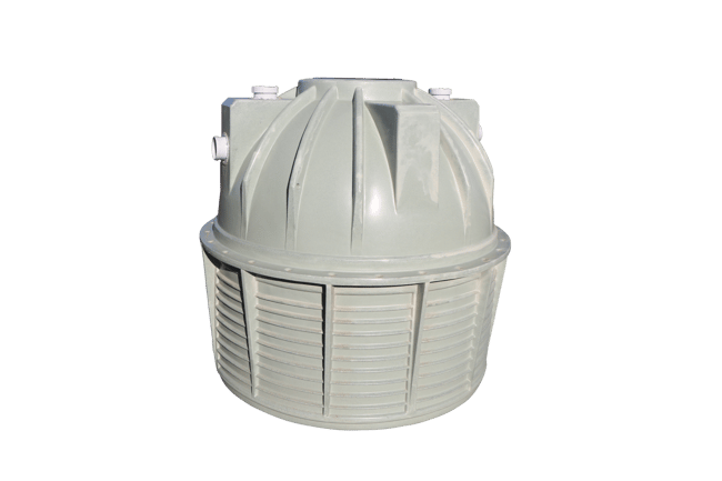 2,200 litre poly septic tank from Coerco
