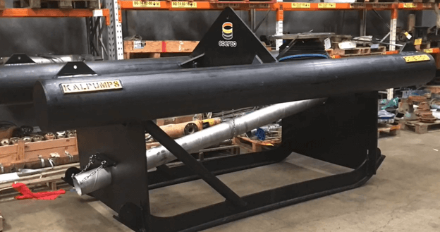 One of Coerco’s Poly Pontoons for Kalpumps