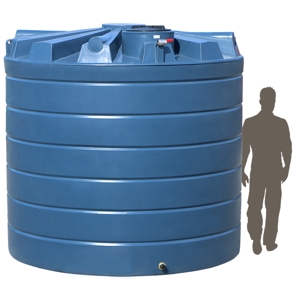 10500 Litre Flat Walled Industrial Tank