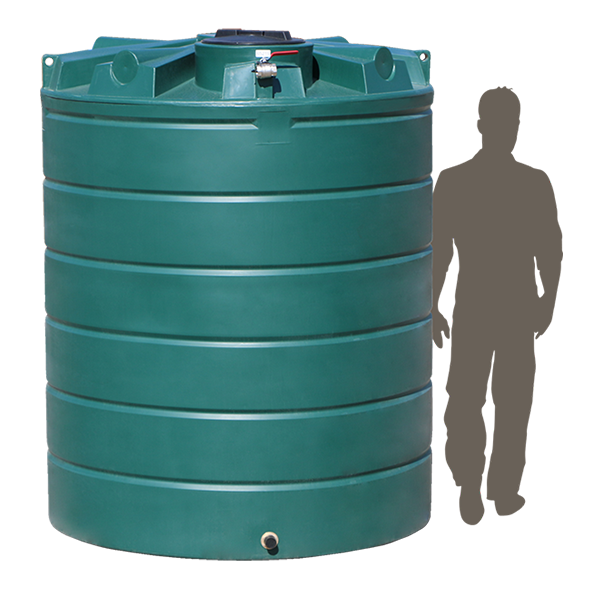 5300 Litre Flat Walled Industrial Tank