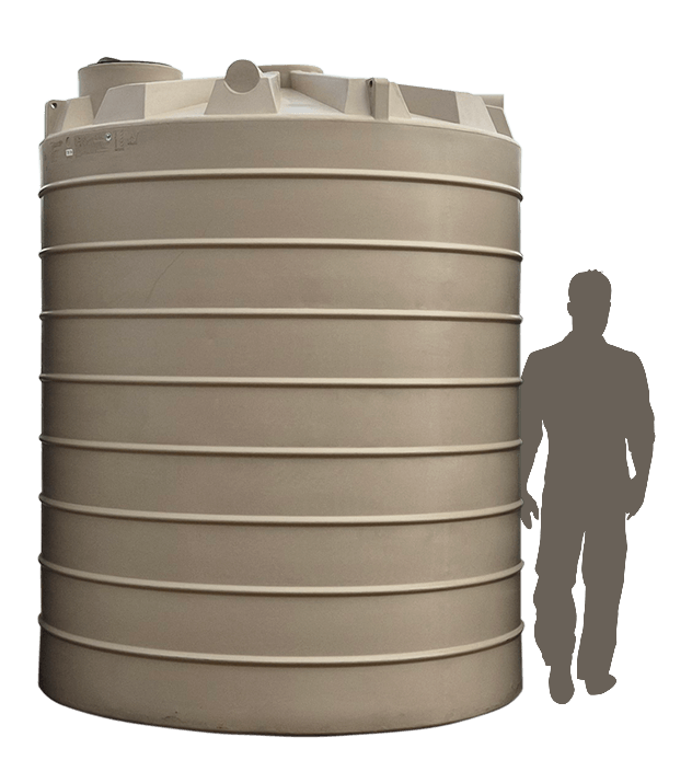 14000 Litre Flat Walled Industrial Tank