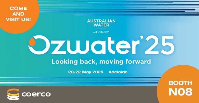 Coerco Exhibits at Ozwater 25 - Booth N08