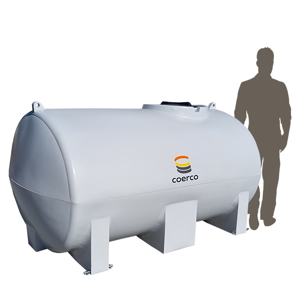 3,000 Litre Free Standing Liquid Transport Tank - Non Baffled